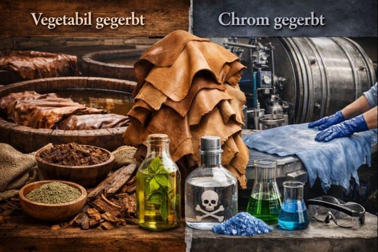 Vegetabil vs pflanzliche Gerbung