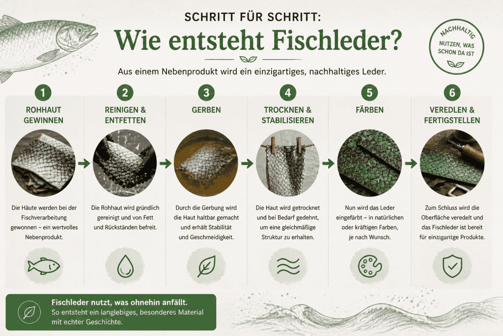 Fischleder Herstellung