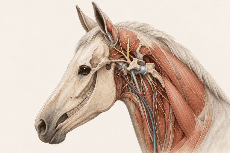 Anatomie Pferdekopf