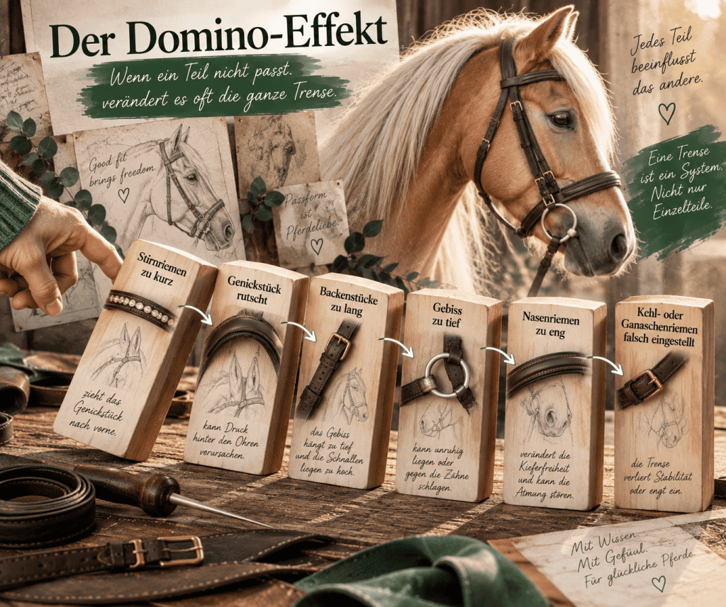 Trense richtig einstellen - Domino
